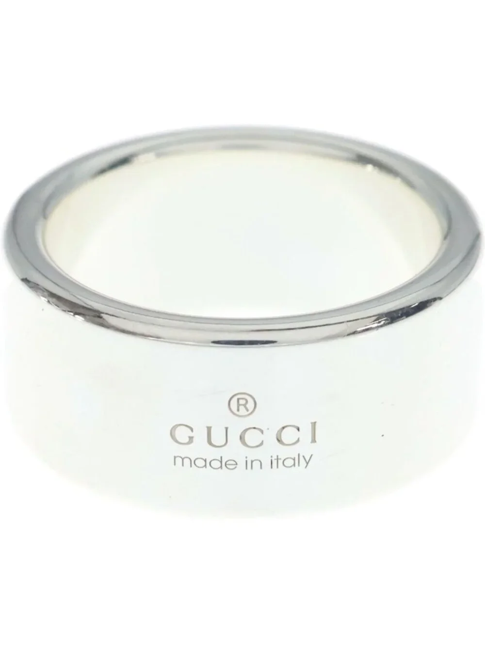 Gucci Diagonal Ring Silver